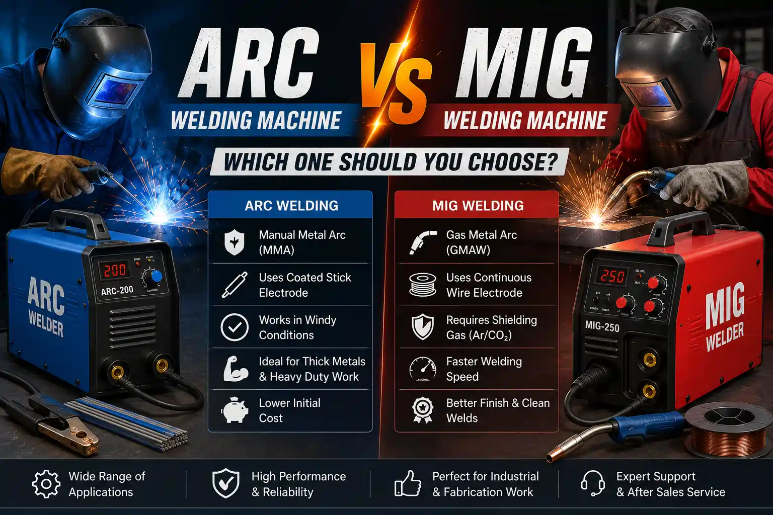 ARC vs MIG Welding Machine: Which One Should You Choose